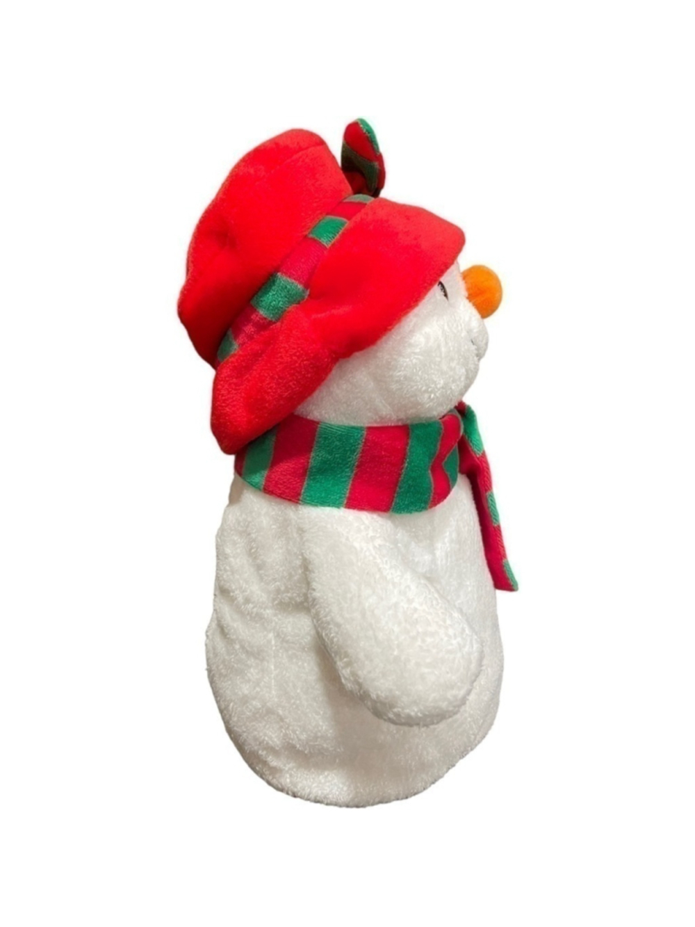 Ty Pluffies Ms Snow Snowman Plush Christmas Scarf White Soft Toy 2006 Retired - Picture 2 of 9